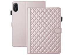 Capa Protetora Para Tablet Redmi Pad 2 De 11 Polegadas (2025), Com Suporte E Proteção Contra Quedas.ouro Rosa - Redmi Pad 2 De 11 Polegadas (2025)