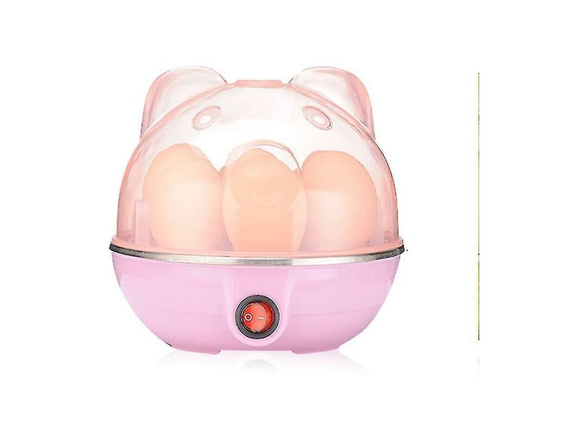 Cozedor De Ovos Doméstico, Cozedor De Ovos Em Aço Inoxidável Com Desligamento Automático, Mini Cozedor De Ovos(rosa)
