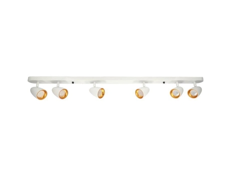 Plafon Ajustável Ovo 6 Branco Gu10 Edo777244