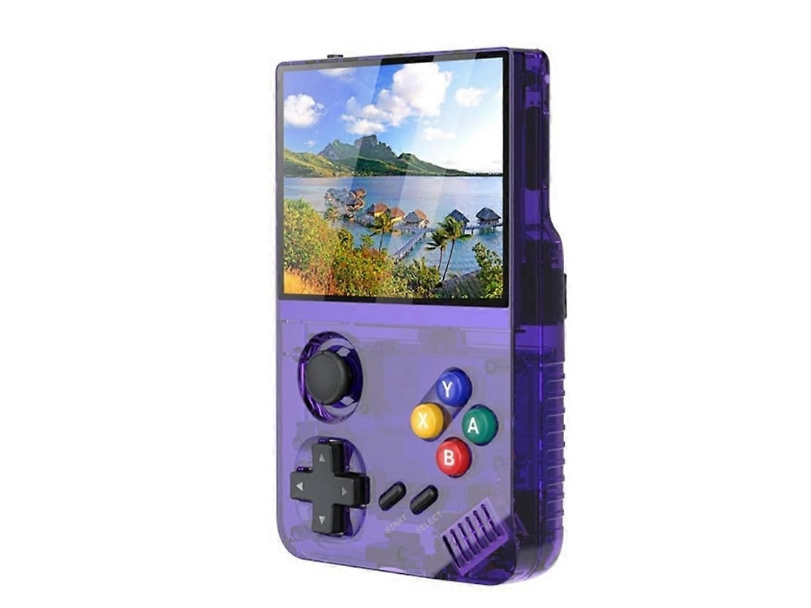 D008 Console GOKOCO, 3,5 Polegadas, 64 Gb, Preto Transparente