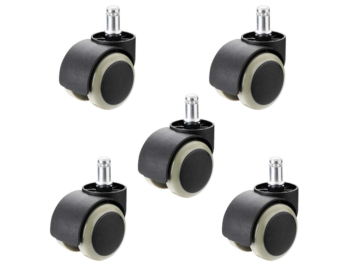 Rodízios Para Cadeira De Escritório (cor: Plunger M, 5 Rodízios, (cor: Plunger M11, Tamanho: Cinza)