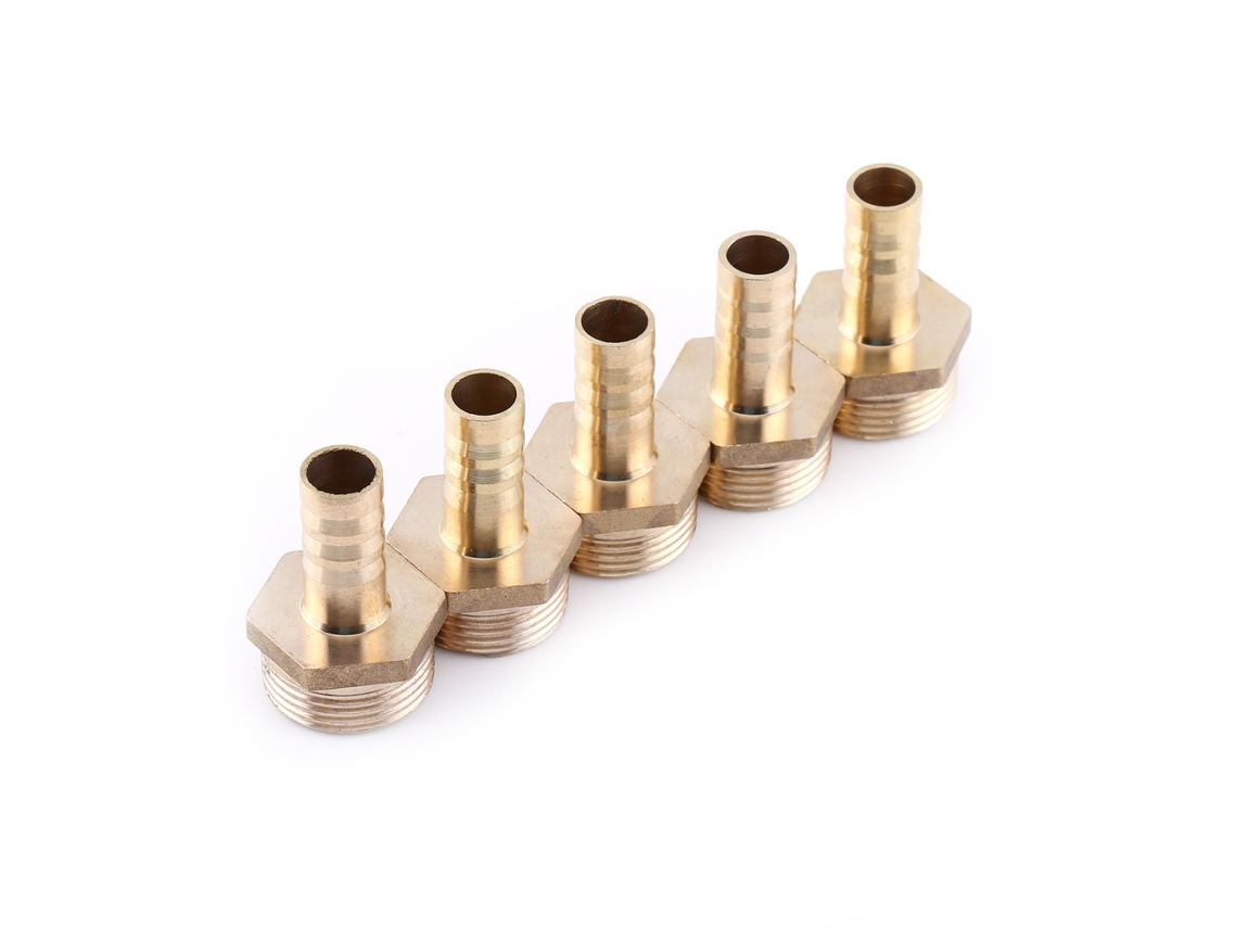 Laxiscreed Conector De Rosca Macho Em Bronze Para Mangueira Jardim E Reparações