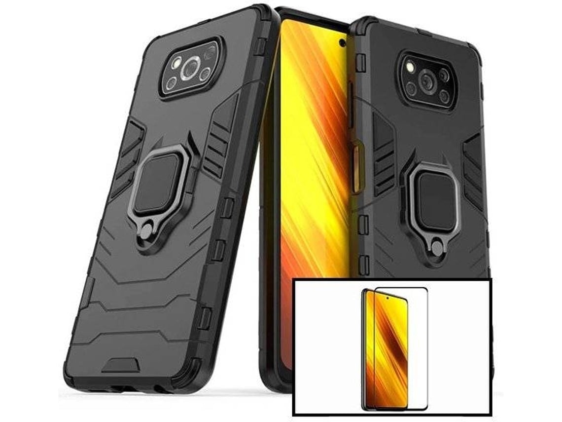 Kit Capa e Película Xiaomi Poco X3 Pro Preto
