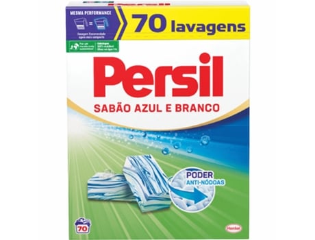 Detergente Máquina Roupa Pó Sabão Azul e Branco PERSIL 70 doses