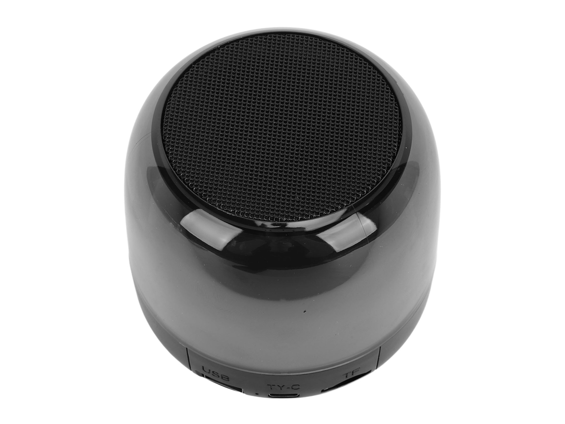 Alto Falante Bluetooth Com Luzes Coloridas Rgb Subwoofer Bluetooth 5.3 Som Hifi Alto Falante Sem Fio Portátil Suporte Para Pen Drive Usb Para Casa Ao