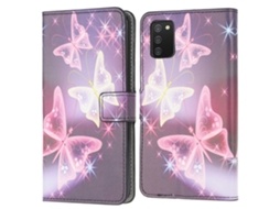 Capa Fundo Borboleta Version Para Samsung Galaxy A03 S Multicor