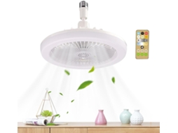 Ventilador De Teto Com Luzes, Iluminação Ajustável, 3 Lâmpadas