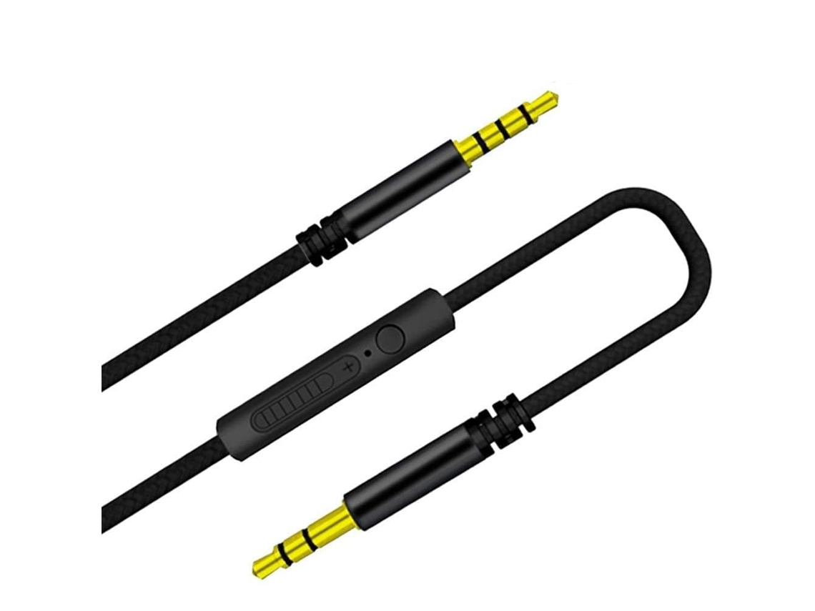 Cabo Auxiliar De 3,5 Mm Com Microfone, 1,2 M (vermelho)