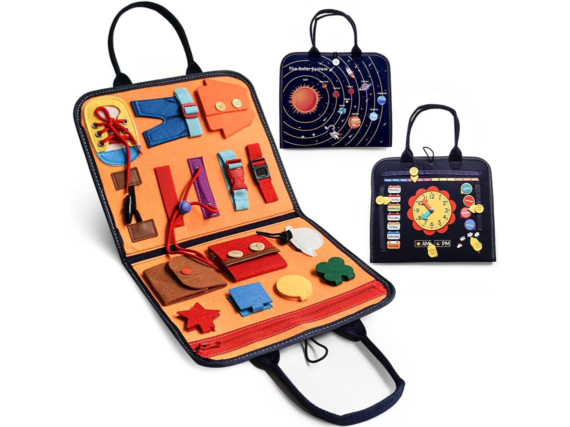 Livro Montessori Ocupado E Sensorial Para Aprendizagem Infantil Lurelia