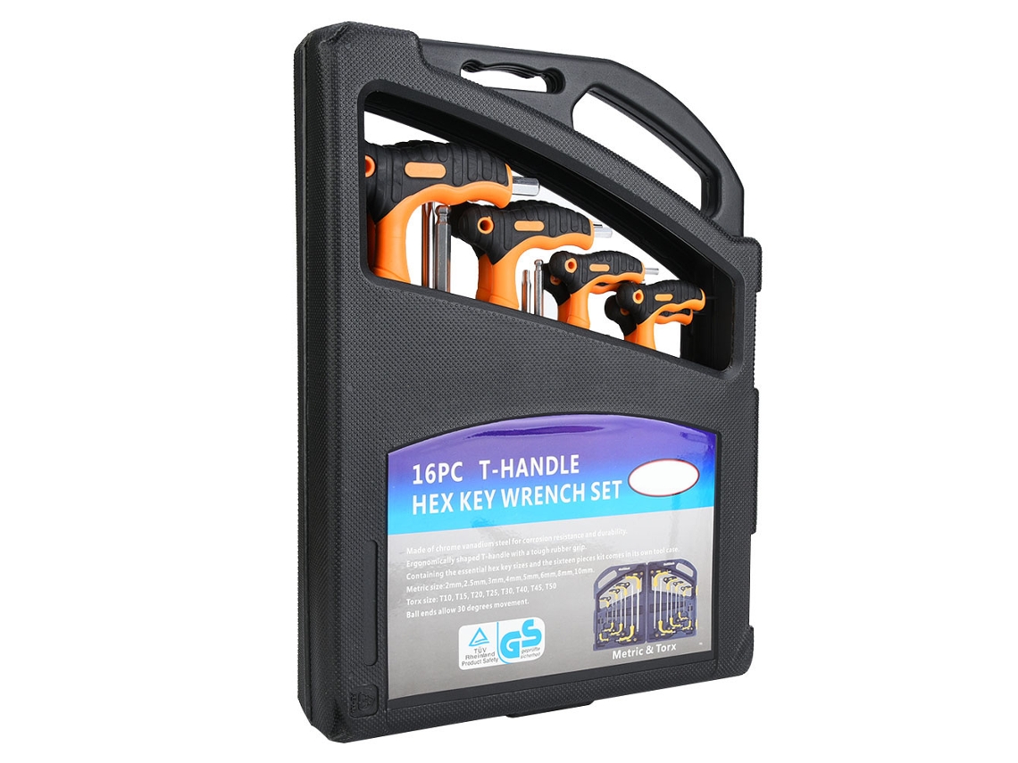 Kit de Ferramentas de Reparo 16pcs com Chaves Estrela T10 t50