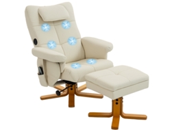 Poltrona De Massagem Reclinável 135° Com Apoio Para Os Pés E Controle Remoto,ideal Para Relaxamento E Armazenamento
