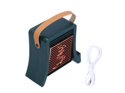 Ventoilumidificador Led Portátil Usb Verde para Sala e Jantar