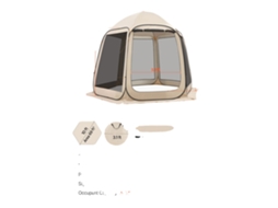 Tenda De Tela, Design Pop-up, Proteção Contra Insetos, 10x9.2ft