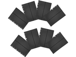 Uldigi Páginas De Rangement De Timbres Double Face 10 Peças Noir Para Colecionadores Philatélie Organização De