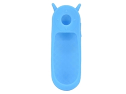 Capa De Silicone Azul Fluorescente Para Controle Remoto Do Google Chromecast 2020, Antiderrapante E Resistente A Quedas.