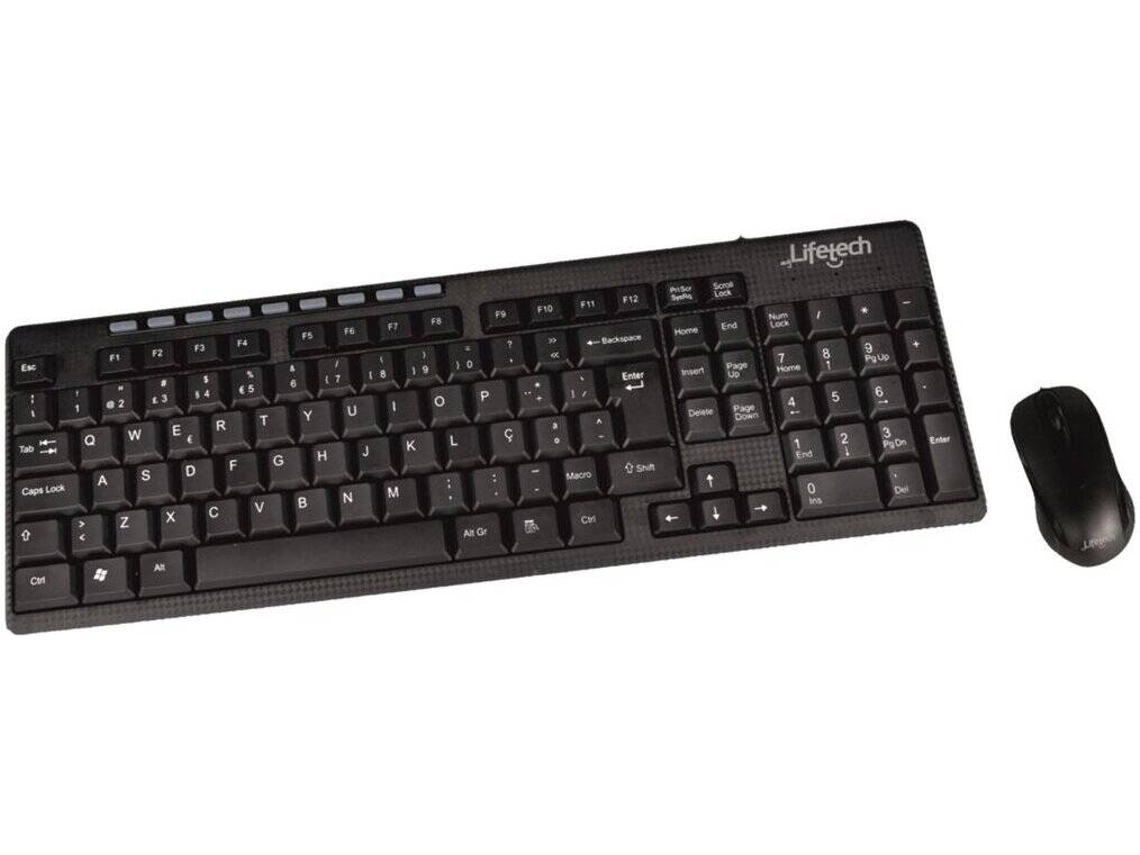 Teclado + Rato LIFETECH Basic (Outlet Caixa Aberta - Com Fio - Teclado Numérico)