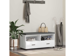 Vidaxl Banco De Hall Branco 100 X 38 X 46 Cm