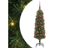 Conjunto 1 Árvore De Natal Vidaxl Verde Pvc (120 Cm)