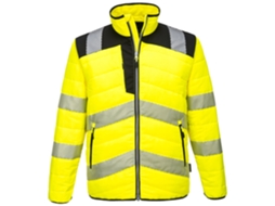 Jaqueta Acolchoada De Alta Visibilidade Pw3 - Segurança E Conforto Laranja E Preto / 4xl