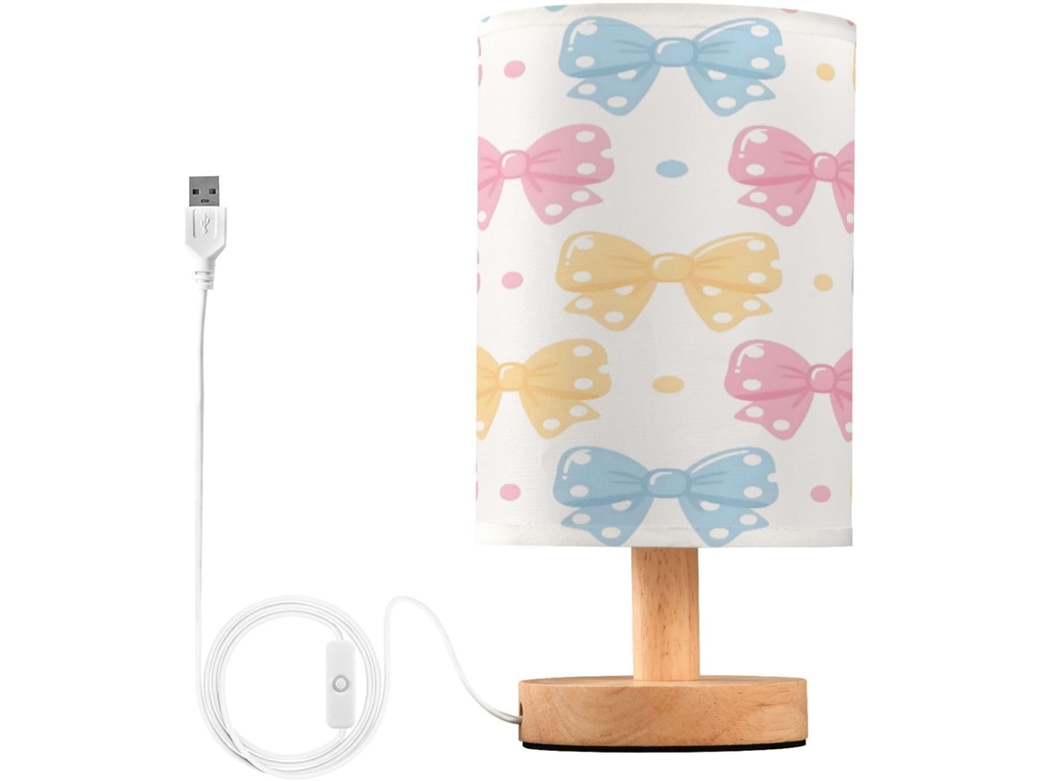 Abajur De Cabeceira In Format Nó Para Quarto, Con Portas De Regamento Usb C, Luminária De Mesa Cabeceira, Luminária