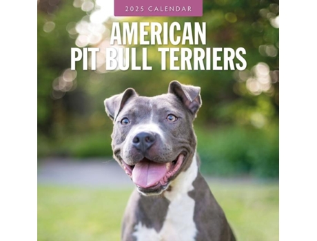 Livro American Staffordshire Terriers 2025 Square Wall Calendar de Red Robin (Inglês)