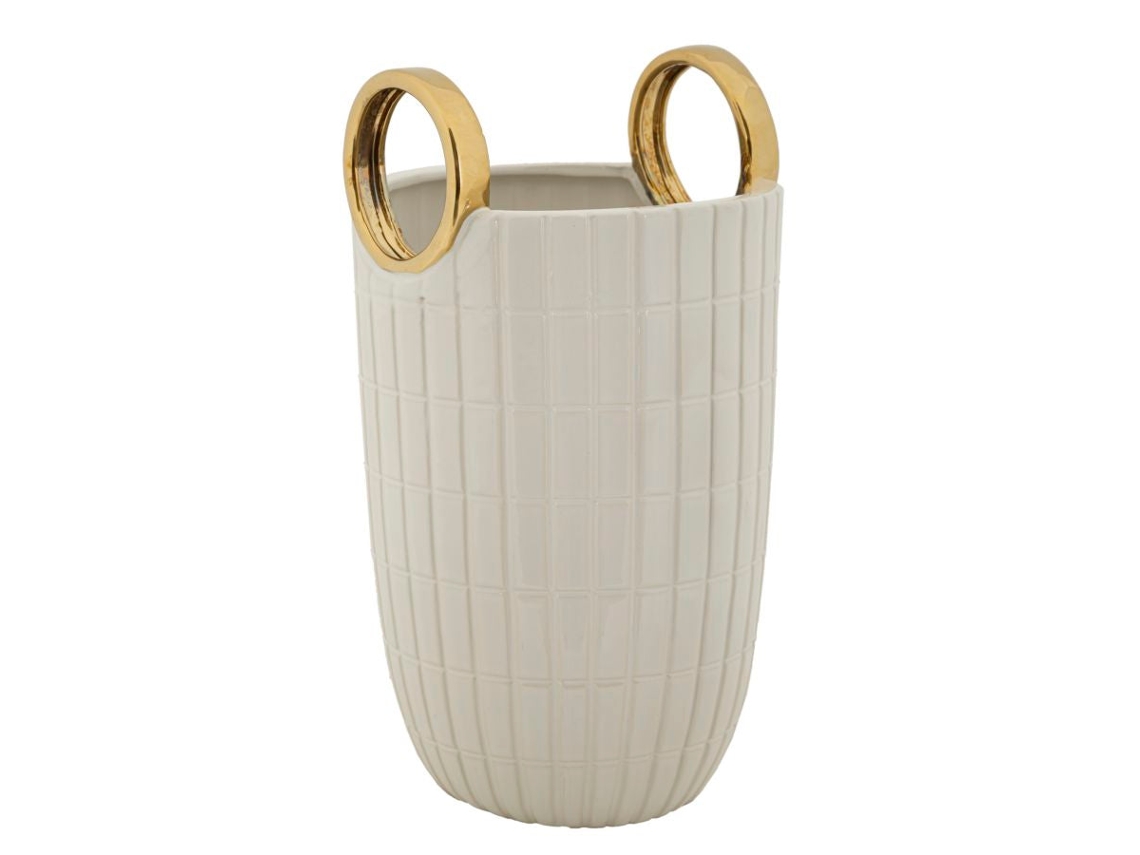 Vaso De Compras Cm Ø 18x25 Único / Ouro Branco