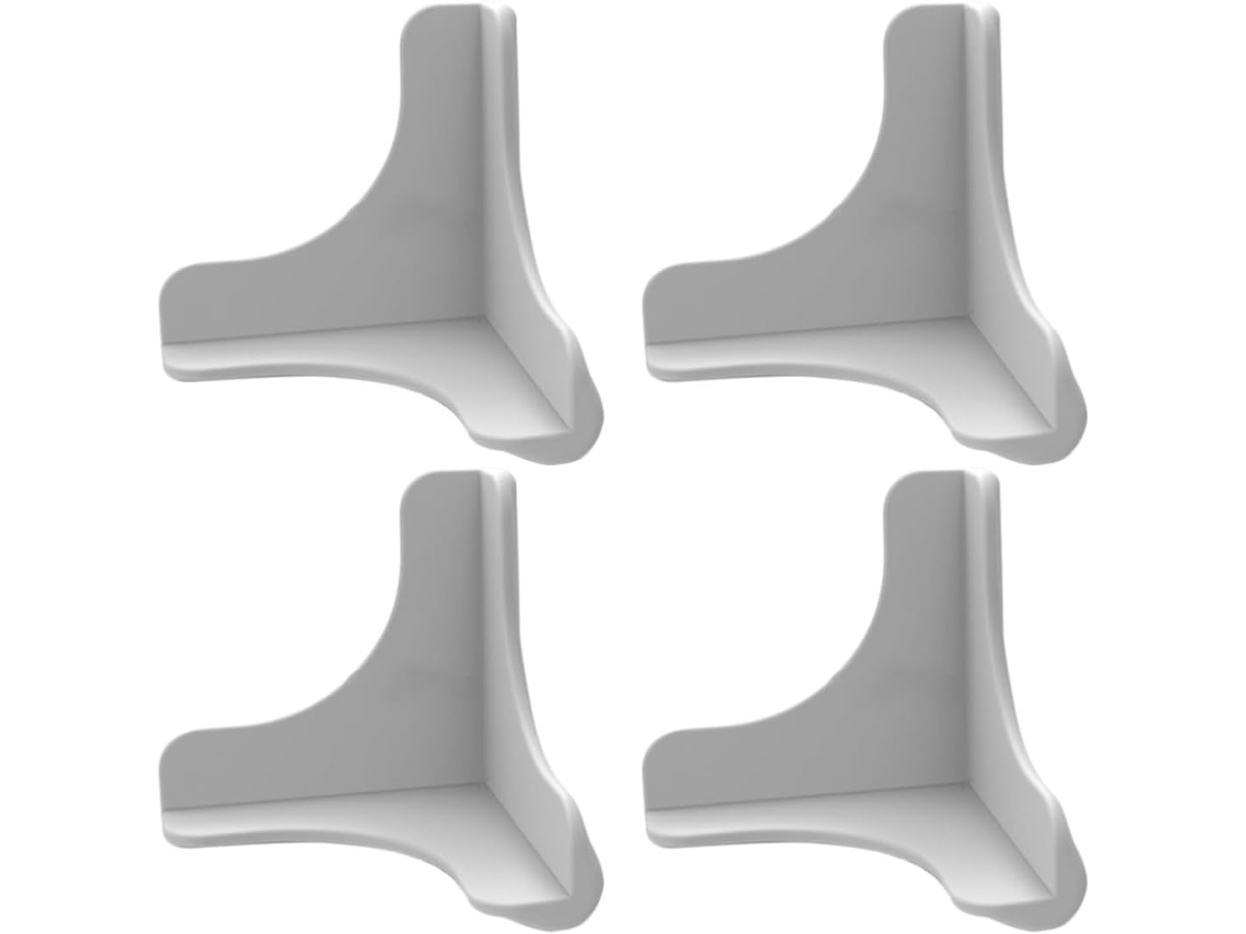 Protetores De Canto Silicone Aboofan Para Móveis E Paredes, Seguros E Duráveis, Pacote Com 4 Peças, Ideais Para Armários