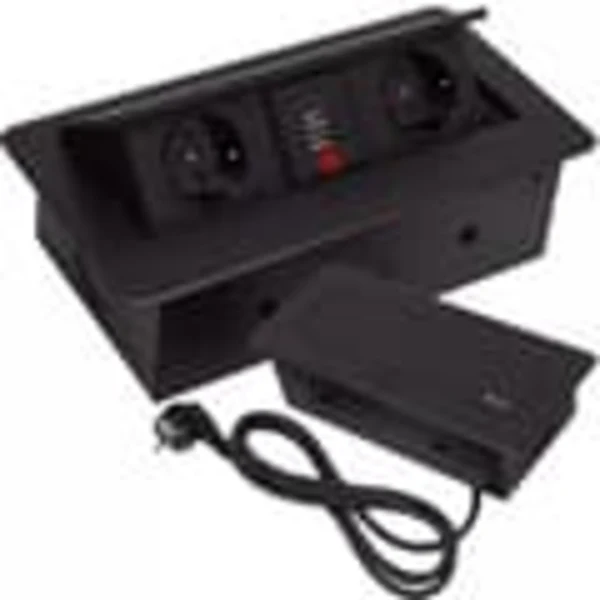 Régua De Tomadas Embutida Com Usb/ Tomada Mesa, Dupla