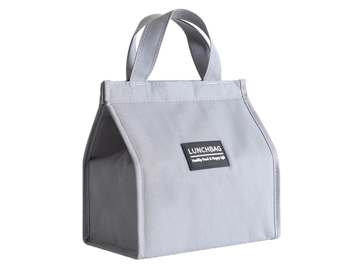 Bolsa Portabel Oxford Lunchpåsar Fresh Cooler Cinza Slowmoose