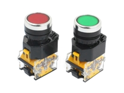 2 Unidades De Botão Pressão Momentâneo Dpst Vermelho/verde 10 A 380 V Com Montagem 22 Mm