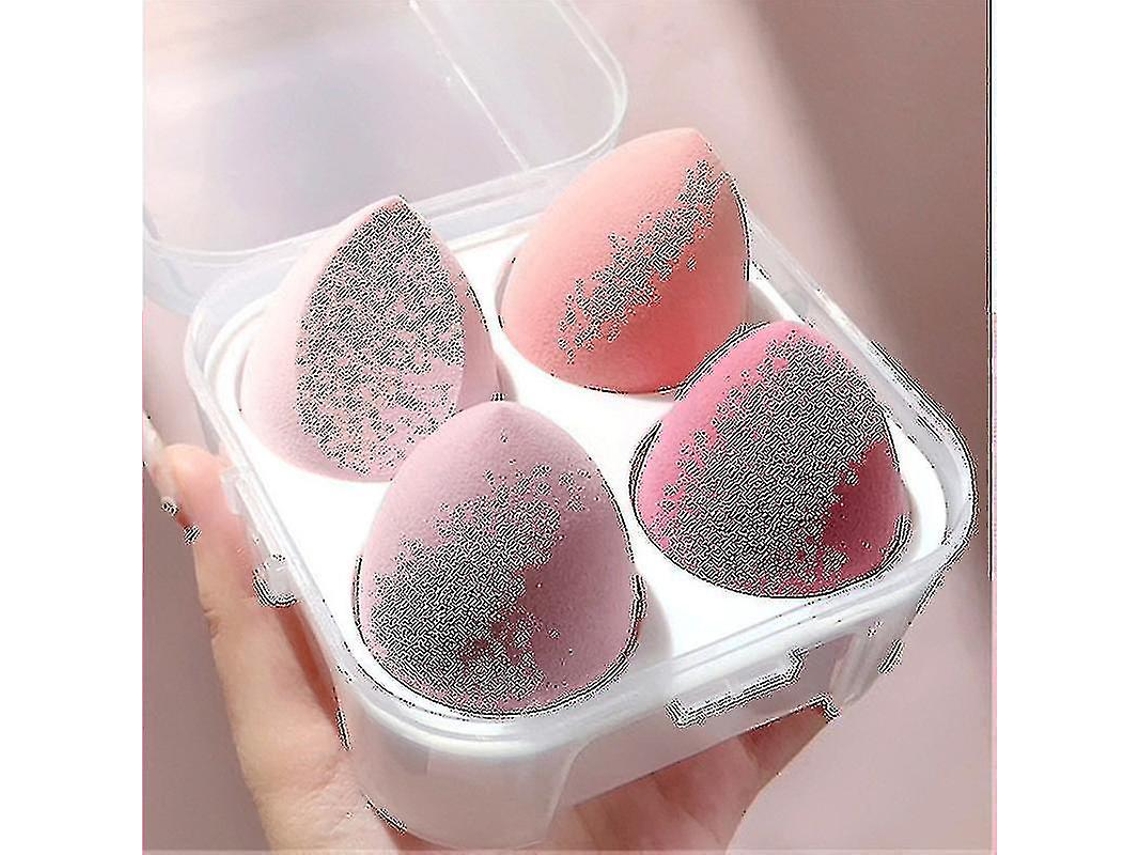 Esponjas De Maquiagem Com Estojo Para Guardar Base E Pó, Utensílios De Beleza, Acessórios De Maquiagem Para Mulheres. Everley891