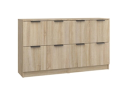 Sideboard, Sideboards Vidaxl Marrom Madeira Processada (n/a)