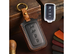 Richvibe Capa De Couro Para Chave Carro Grecale 2022 2023, Capa Inteligente Para Controle Remoto, Couro Bovino