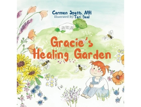 Livro Gracies Healing Garden de Carmen Spotts MH (Inglês)
