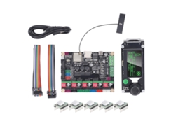 Kit de Placa mãe para Impressora 3D com Tela LCD 5 Drivers A4988 | S/MARCA
