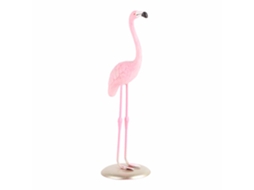 Adorno Flamingo Rosa De Resina Para Mesa E Decoração