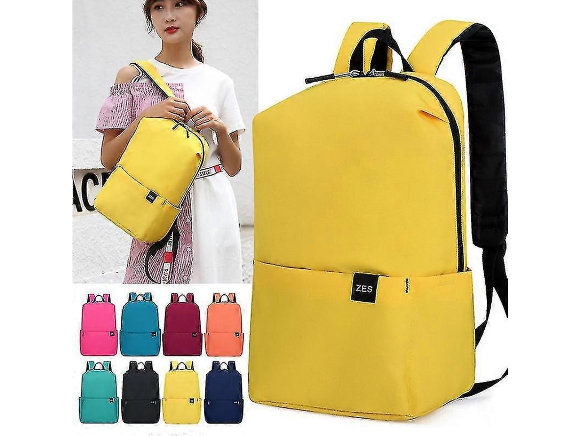 Mochila Leve Média Para Estudantes, Mochila Pequena E Colorida Para Homens E Mulheres Olysi Shop (m)