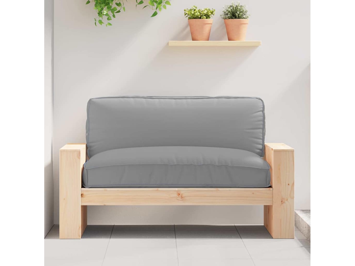 Vidaxl Almofada Cinzeto 120 X 80 X 12 Cm Tecido Oxford
