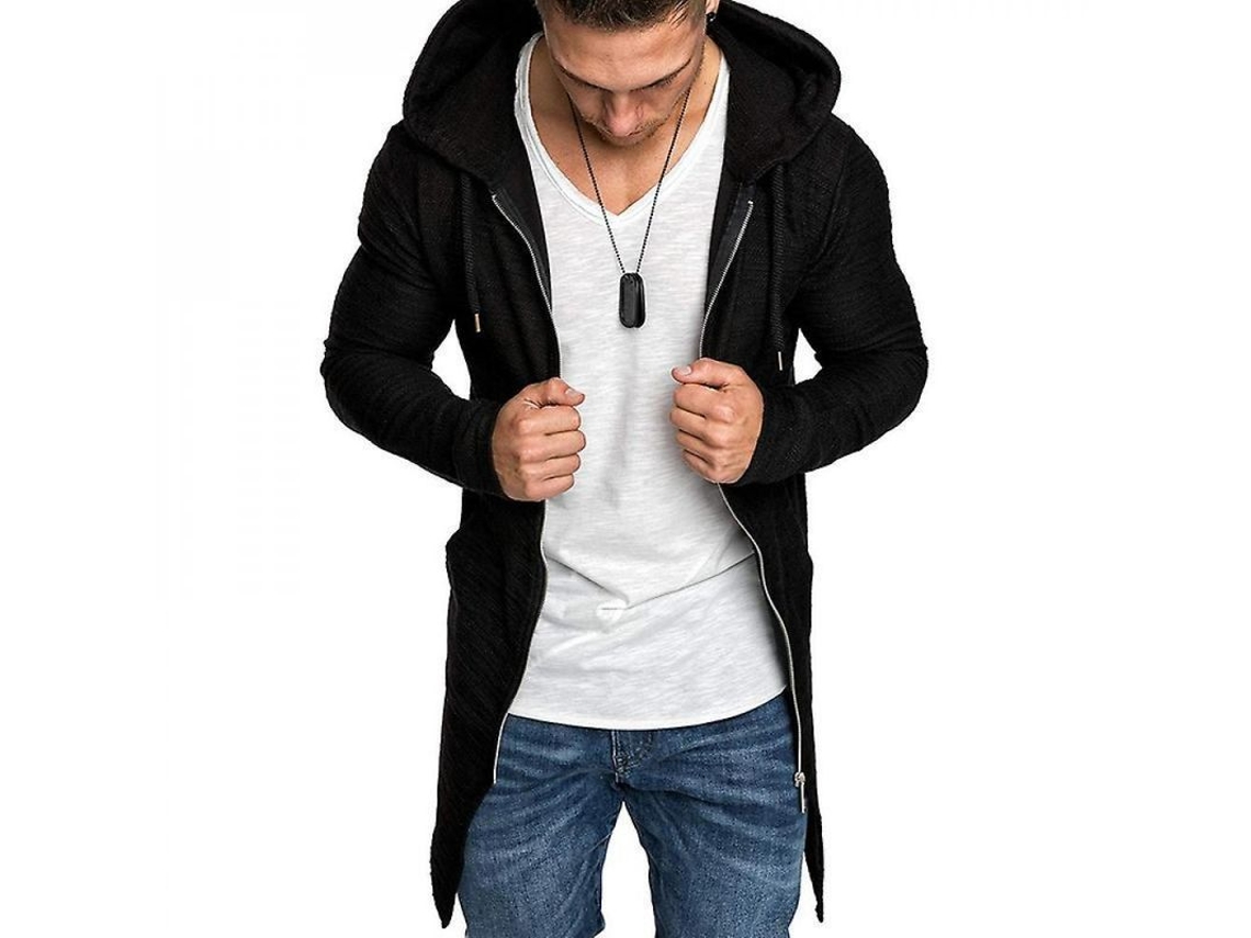 Moletom com Capuz e Zíper para Homem S/MARCA