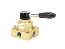 Válvula De Controlo Pneumática De 3 Vias E 4 Posições Da Laxiscreed Para Controlo Manual Industrial