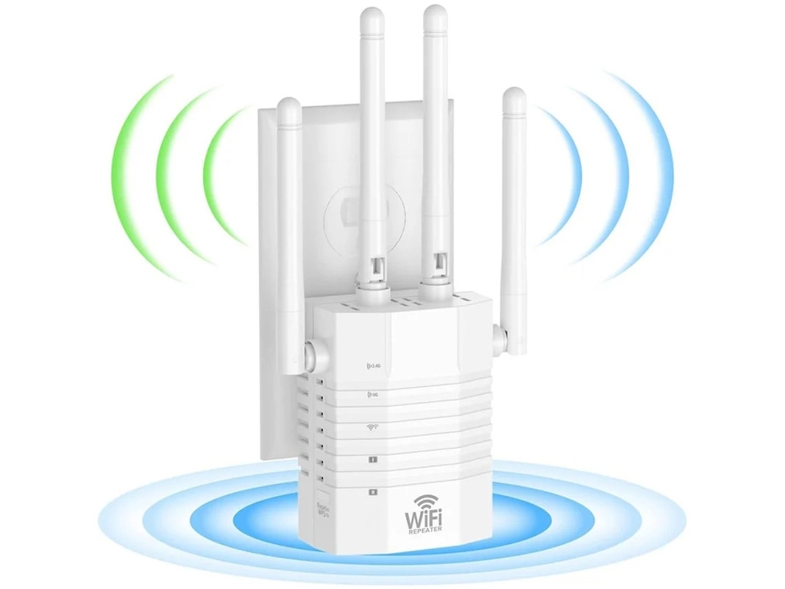 Extensor Wifi, Cobre 12.880 M². Pés. Suporta 105 Dispositivos Booster De Conectividade De Banda Dupla De 1200 Mbps Para Casa E Exterior (bra Yizhood