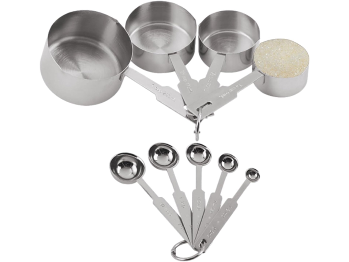Conjunto De Xícara E Colher Medidoras, Conjunto De Xícara Medidora