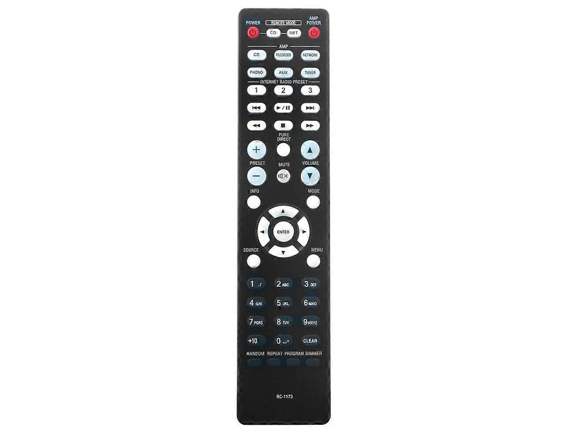 Comando À Distância Para Denon Home Theater Rc-1173 Rc 1173 Rc-1197 Dnp-720ae Dnp-730ae Pma-720 Pma-520ae Pma-720ae