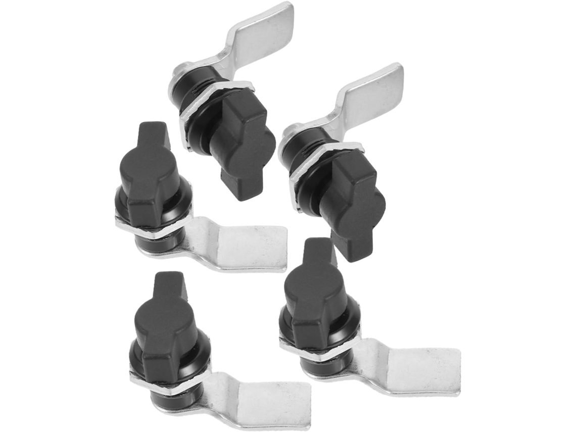 Conjunto De 5 Travas Came Com Alça Em Formato Especial Para Caixa