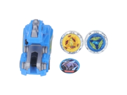 Ats brinquedo de Girar Cóptero Led com Luz Interativo Dinossauro Animado Divertido Sem Fim Azul