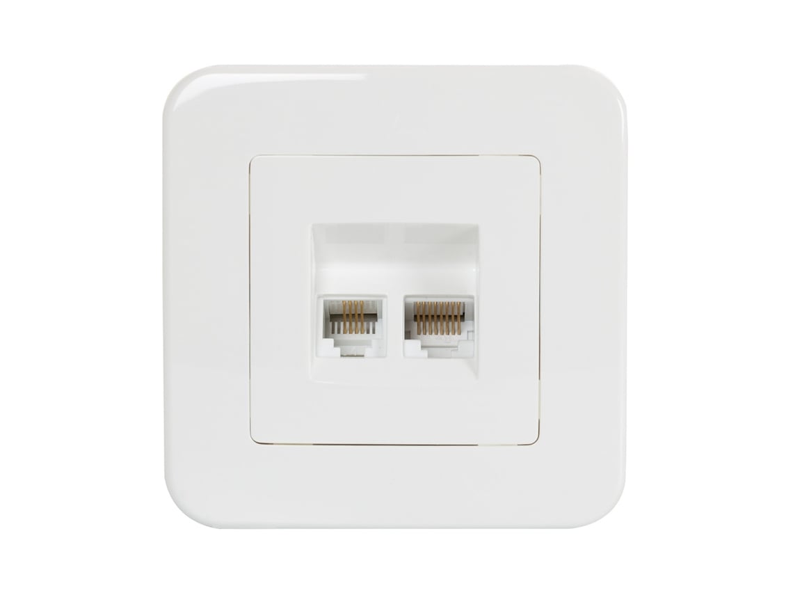 Tomada Rj45 Internet Rj11 Telefone Clássico
