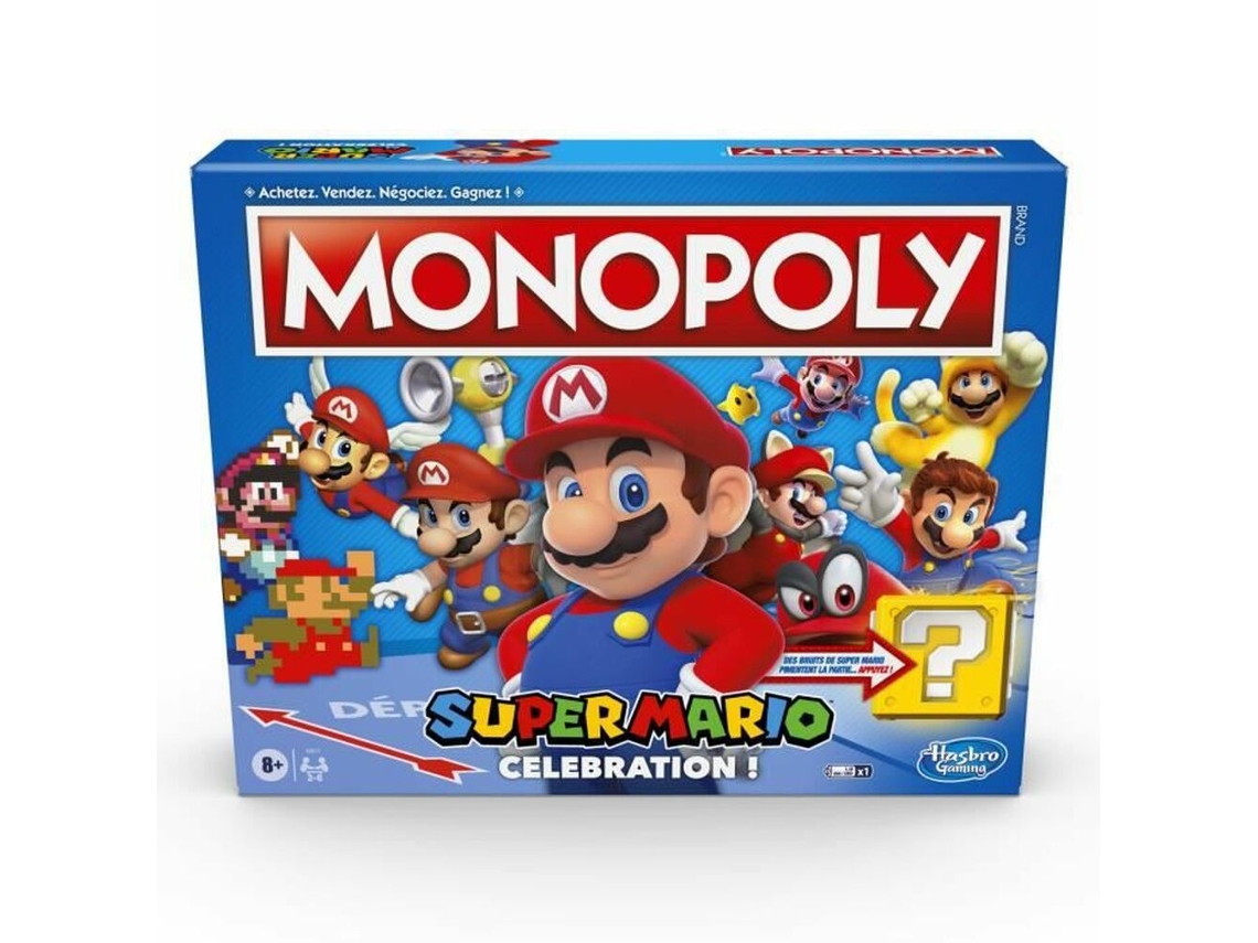 Jogo de Tabuleiro MONOPOLY Super mario celebration (Idade Mínima Recomendada: 8 anos)