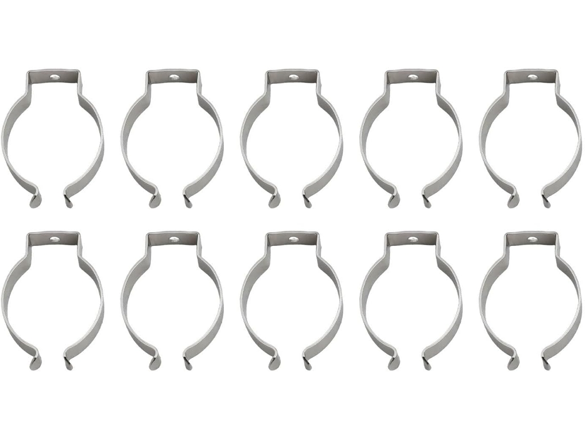 Ancinho De Aço Ferramenta, (46 Grampos De Mola De Manganês Reforçados Para