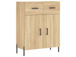 Sideboard, Sideboards Vidaxl Marrom Madeira Processada (n/a)