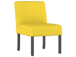 Slipper Chair, Slipper Chairs Vidaxl Amarelo Tecido